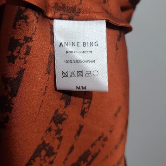 Anine Bing Bar Silk Skirt - Picture 6 of 6